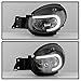 ACANII - For 2002-2003 Subaru Impreza Outback WRX RS TS Black Housing LED Tube Headlights Headlamps Assembly Left+Right