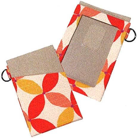 Haikara Pass Case Cloisonne Red Shiro