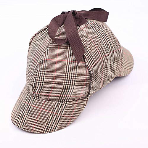 Chapeau Sherlock Holmes kaki idéal pour vos balades d'automne et soirées costumées