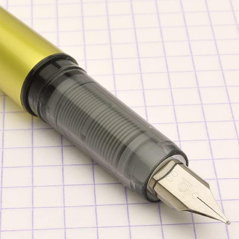 Plaisir Bali Citrus Medium Point PGB-1000#47-M With Kanji LOVE Sticker, 5.6 x 0.59 in