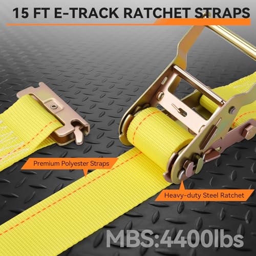 Elechomes E Track Tie-Down Rail Kit, 88 Pcs E Track Accessories Set by Elechomes - Used condition - Image 4