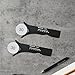 Diameter Measuring Tool - Radius Caliber Measurement Sliding Template, Portable for Home, Household, Office, and Industrial Use, Range Within 100 mm (Black1Pc)
