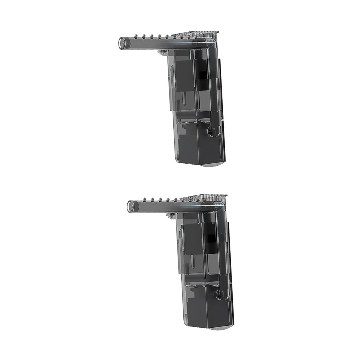 Toyvian 2 Pezzi Filtro a Film D' Aeratore per Acquari Accessori per Acquari Processore di Film D' per Rimozione del io Filtro o Pompa dell'Acqua Nero ABS