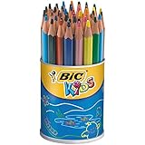 Bote de 48 BIC KiDS Evolution - Lápices de colores (Bote de 48)
