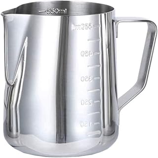 Jarra de Leite Inox 350ml para Barista – Espumador de Leite Profissional para Cappuccino, Latte Art e Café – Cremeira em Aço Inoxidável Premium - NEXUS MARKET