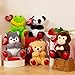 HollyHOME Monkey Stuffed Animal Valentines Monkey Plush Holding Red Love Balloon for Kids and Girlfriend Toy Gifts 10 inches