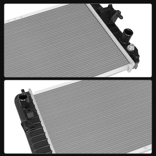 Image of DWVO Radiator Compatible with 2006-2008 Buick Lucerne 3.8L V6, Direct Fit Radiator with Aluminum Core and High-Density Fins, Replaces CU2854