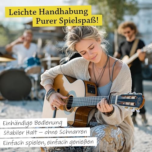 Belfort® Original QuickPitch Capo for Guitar + 3 Plectrums + Free eBook (English language not guaranteed) ☆ Easy to Use ☆ Capo for Guitar ☆ Western Guitar, Acoustic Guitar, Concert Guitar, Electric Guitar, Ukulele - View 6