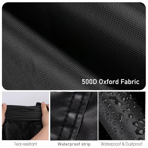 Image of Folding Chair Rack Cover for koretech Folding Chair Rack | Waterproof Chair Cart Cover, Dust proof Chair Storage Dolly Chair Holder Covers-14 inch L x 20 inch W x 39 inch H