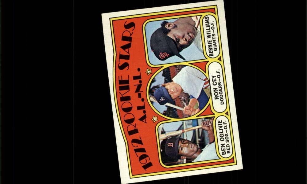 1972 Topps Series 6 High Number Baseball #761 Ben Oglivie/Ron Cey/Bernie Williams RC Rookie Boston Red Sox/Los Angeles Dodgers/San Francisco Giants AL/NL Rookies Set Break 1 (See Scan for Actual MLB Trading Card you will receive)