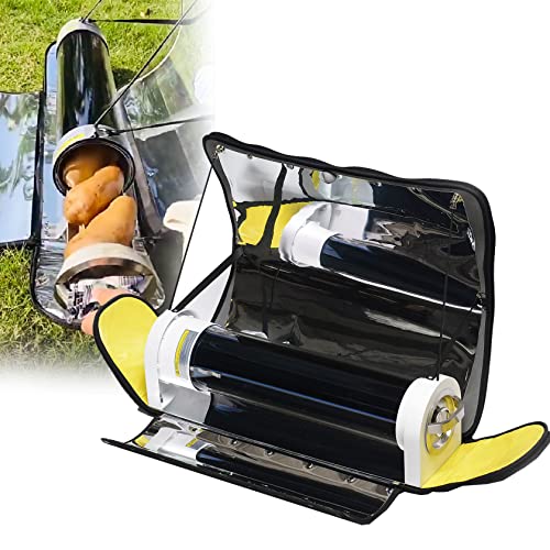 XDLYWUZIQ Outdoor Integrated Solar Cooker, Portable Solar Cooker, Portable Solar Stove for 4.5L Food, Cooking in the Sun, Ideal for Camping or Hiking