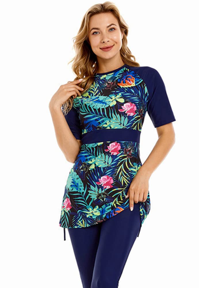 Badebekleidung Sonnenbekleidung Surfbekleidung Kurzarm Damen Mädchen Plus Size Badebekleidung Strandbekleidung
