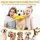 Auzlya Anti Stress Ente Hund,Quack-Quack Duck Hundespielzeug,Interaktives Hundespielzeug Ente,Quietschspielzeug Hund Kuscheltier,Gelbes Quietschspielzeug für Hunde,für Kleine,Mittlere,Große Hunde
