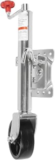 aqxreight Trailer Jack, 1200lbs Trailer Jack 6in Adjustable Stable Performance Heavy Duty Swivel Trailer Tongue Jack for ATV UTV Yacht RV (Nylon Wheels)