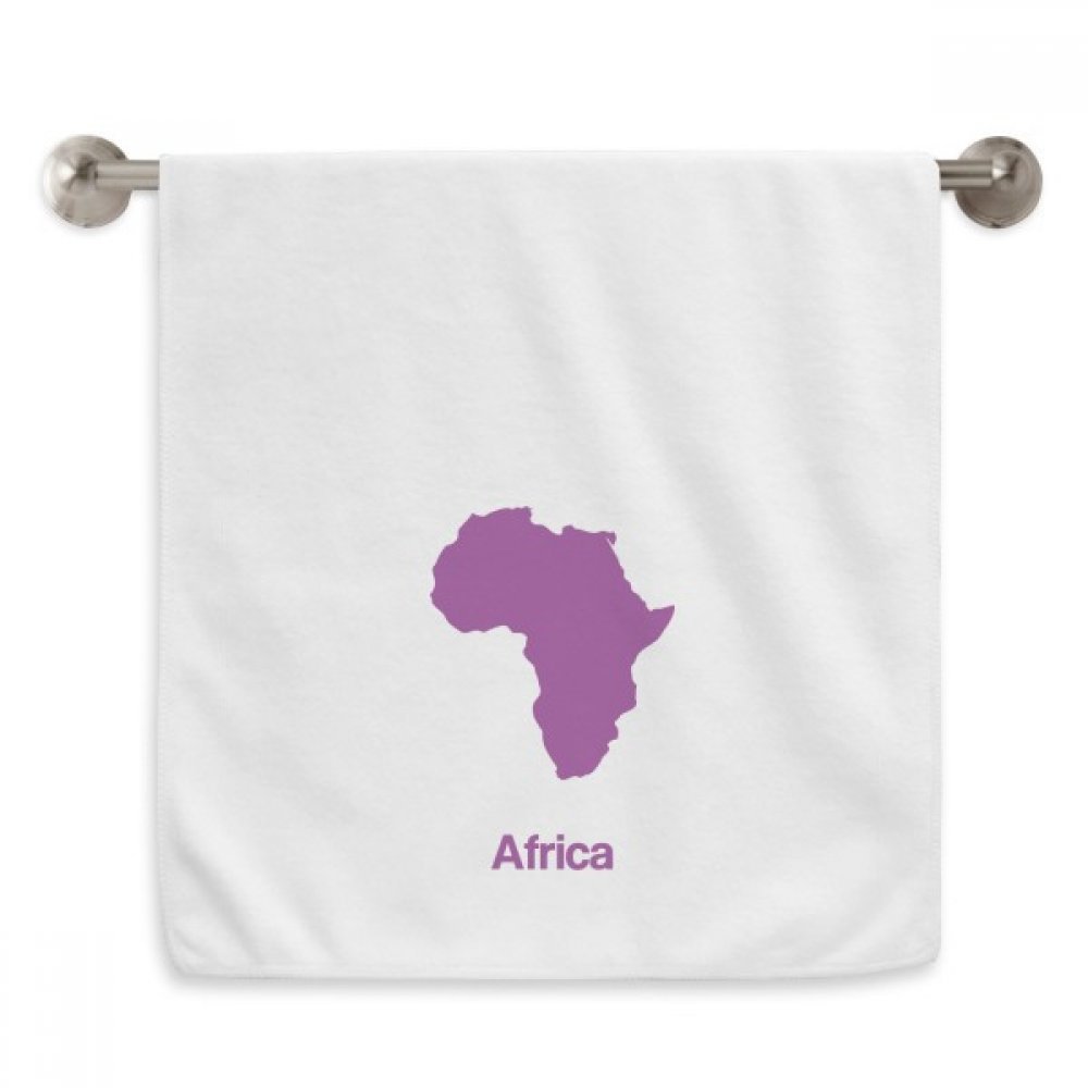 Serviettes débarbouillettes Afrique Violet motif diadème contre la peau rêche