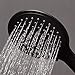 Black + Decker 3 Function Handheld Shower Head, Power Massage, Rain Spray, Rain + Massage, 5 foot Stainless Steel Hose and Mounting Bracket, No Tools Needed, Black