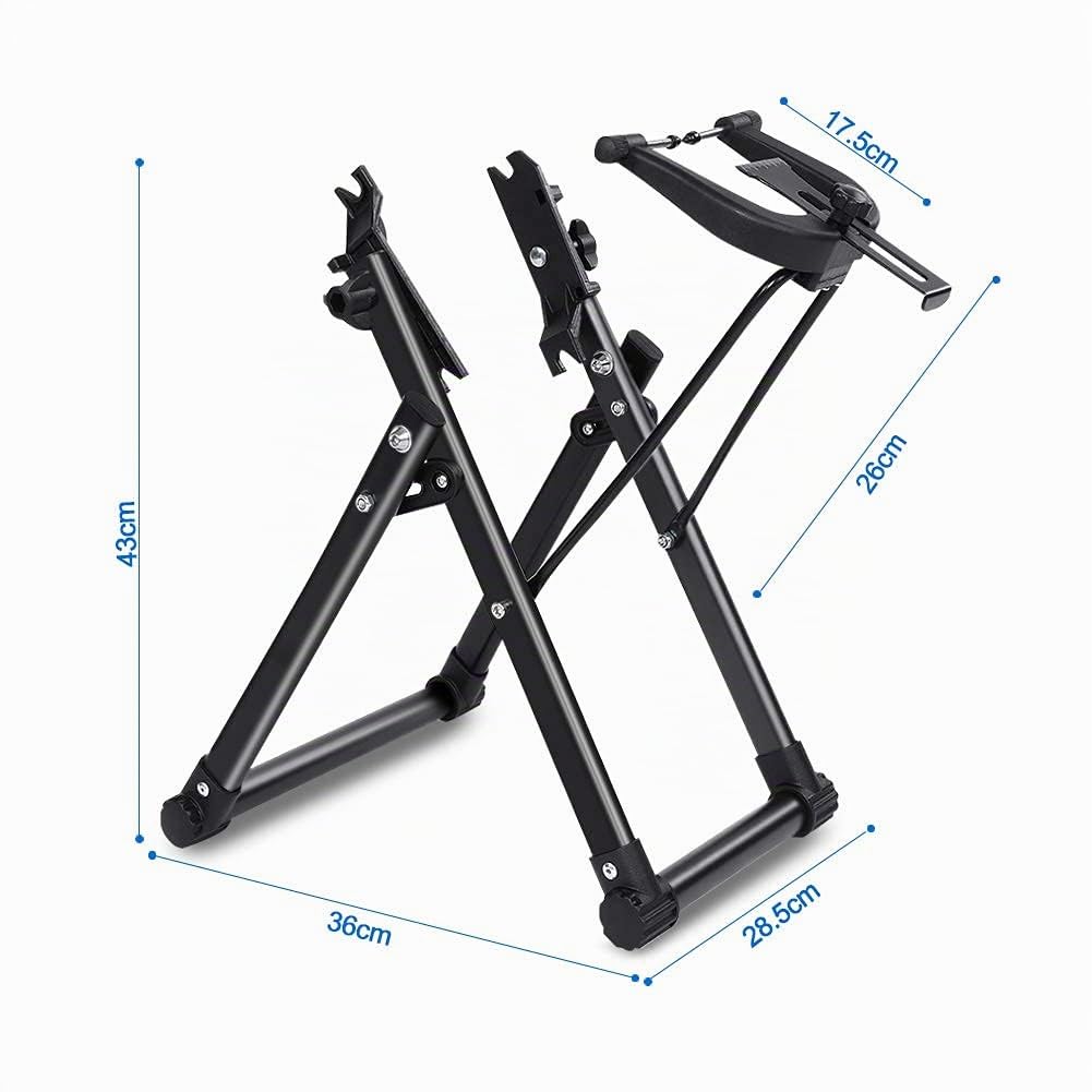 Centreur de Roue de Vélo, Support de Réparation pour Vélo, Support de Centrage pour Roues de Vélo, Support de de Vélo en Alliage D'aluminium, Convient à