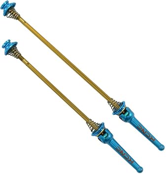 KCNC Grooving QR Road Titanium Axle Hub Skewer, Blue, KQR05-001BL, SK2177-T