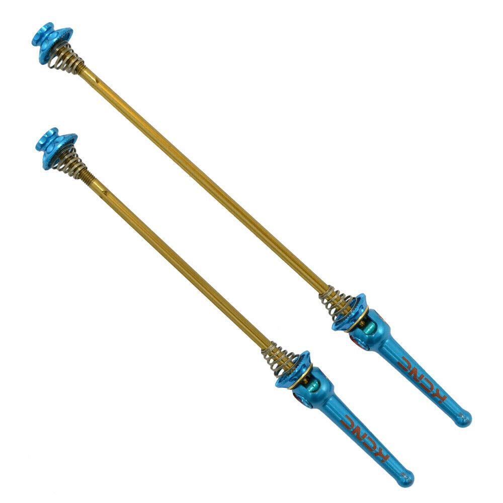 KCNC Grooving QR Road Titanium Axle Hub Skewer, Blue, KQR05-001BL, SK2177-T