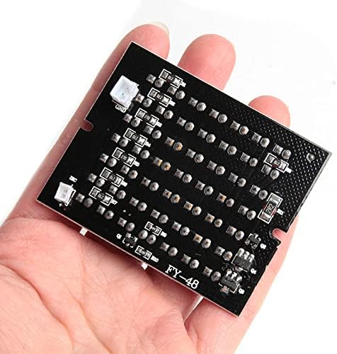 Miniatura 3 de Acxico 1 unids DC 12V 1A invisible CCTV 48-LED visión nocturna 940nm IR infrarrojos iluminador luz + cable 23.6 in