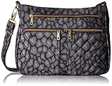 Travelon Anti-Theft Crossbody and RFID ID Pouch Set (Leopard)