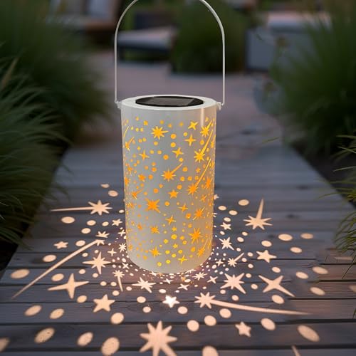 Lanterne solaire étanche pour illuminer une cour sombre sans installation électrique