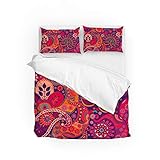Décoration parfaite pour la maison : impression sur un côté, beau design de couvre-lit artistique qui garantit une bonne nuit de sommeil pour améliorer votre sommeil.
