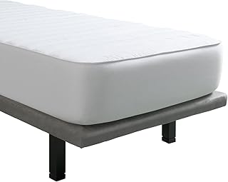 Velfont - Anti Dustmite Quilted Mattress Protector Small Double Size, 120 x190/200 cm Extra Deep Reversible with Silky Soft Mattress Topper. Anti Allergy and Anti bed bugs Quilted Bed Sheet