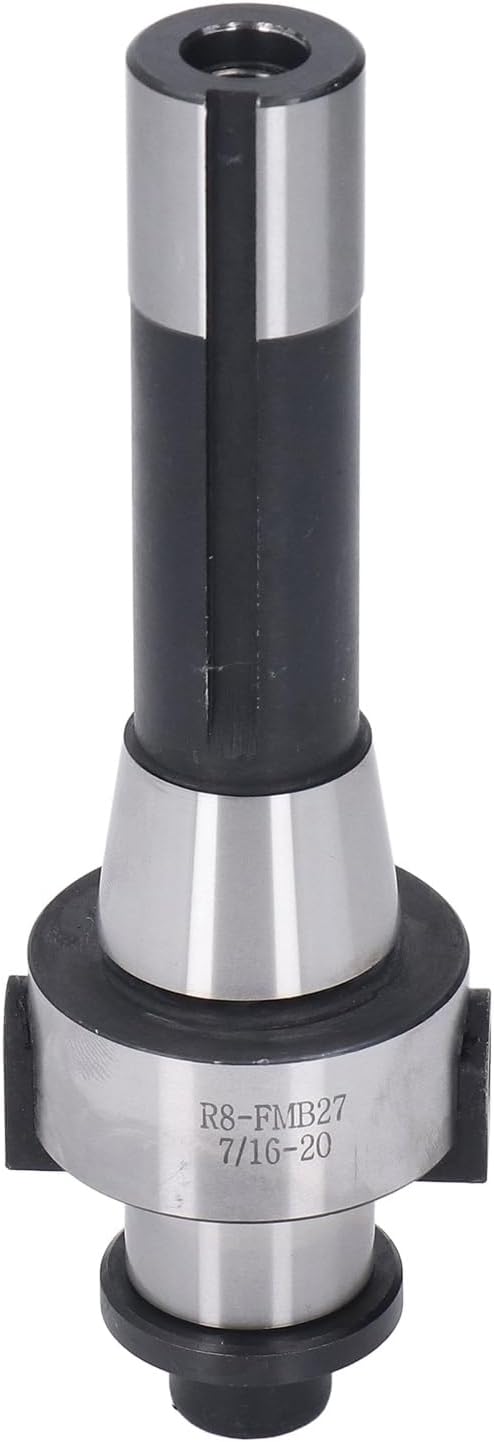 Respicefinem R8 Shank Shell Mill Arbor Adapter Holder Made Of Molybdenum Steel For High Hardness And Stable Milling Performance In Heavy Duty Machining Applications