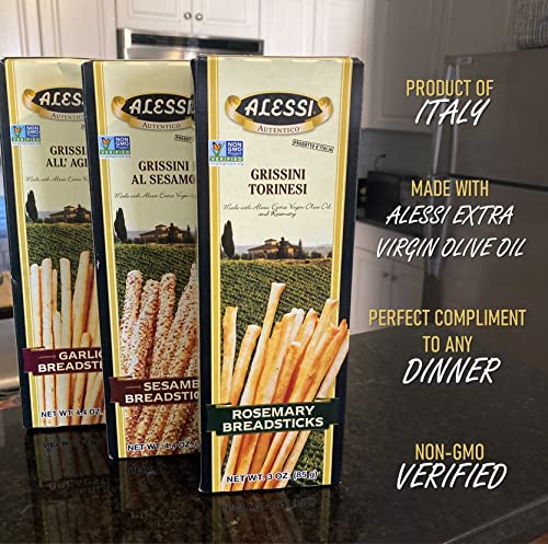 Alessi Garlic Breadsticks, 4oz Boxes (Pack Of 12) by Alessi - Image 3