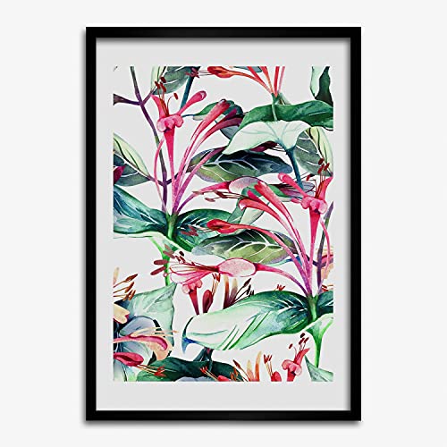 Cadre photo MDF 50x70 cm Tulup bois chèvrefeuille pour affiche et tableau moderne
