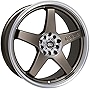 ENKEI - ev5 - 17 Inch Rim x 7 - (4x100/4x4.5) Offset (45) Wheel Finish - matte bronze with machined lip