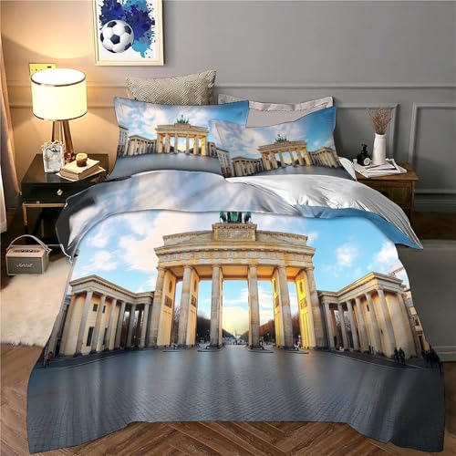 Housse de couette microfibre résistante anti-acarien et facile à repasser - 6