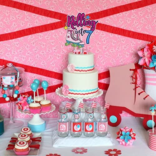 Rolling Into 11 Cake Topper Roller Skate Happy 11Th Birthday Cake Topper 11 Eleven Years Old Colorful Rolling Retro Girl Club Hip Hop Theme Party Cake Decoration Supplies For Kids Girls #TOP3