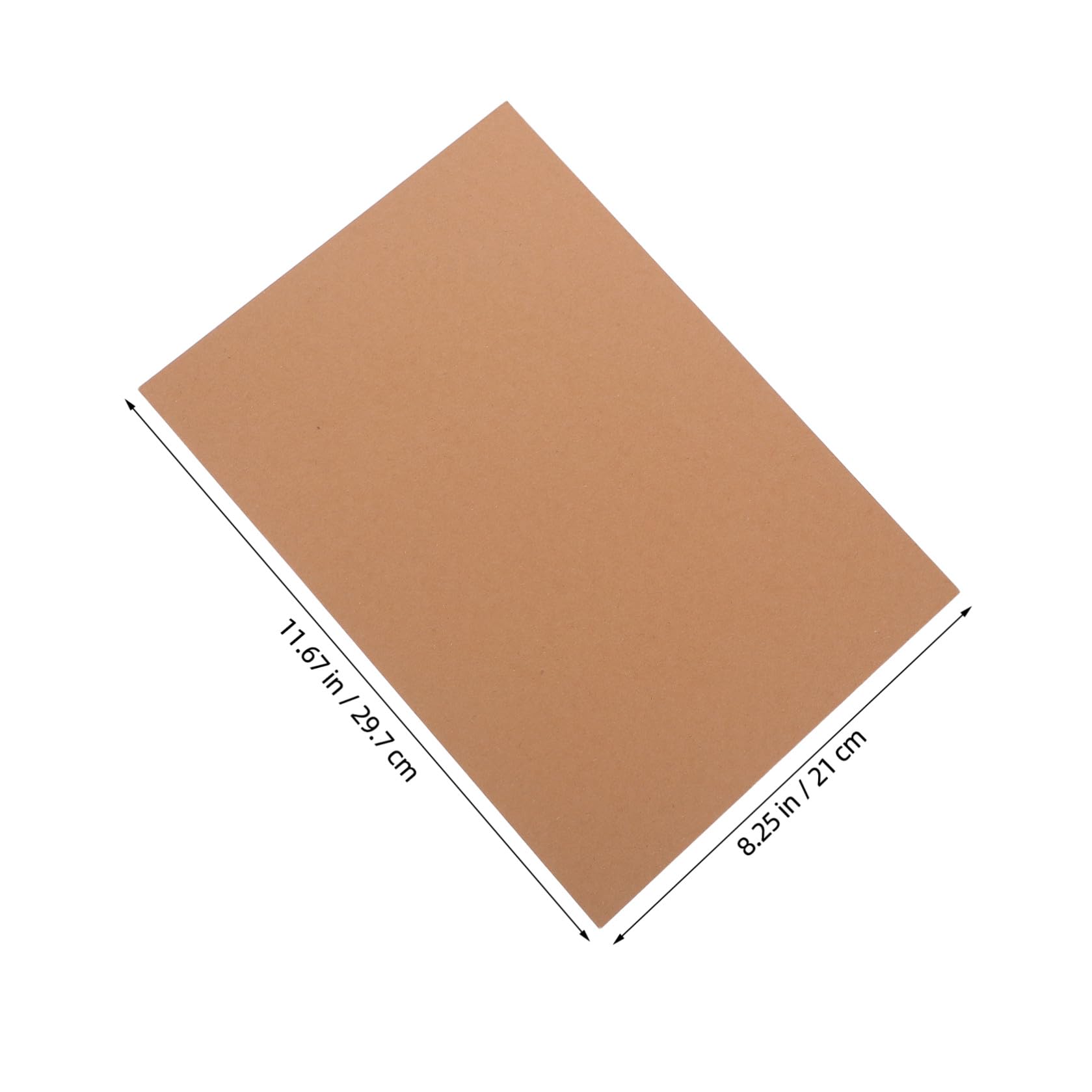 DIYEAH 120 Feuilles Papier Kraft A4 Couleur Kaki pour Gribouillage, Compatible Plusieurs Stylos, Résistant Froissement la Déchirure, pour Scrapbooking et Prise de Notes en Classe,
