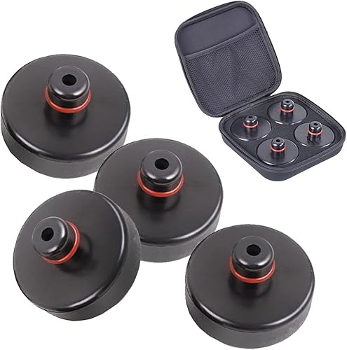 muge racing Almohadilla de elevación de gato para Tesla Model 3SXY, adaptador resistente con bolsa de almacenamiento (4 piezas)