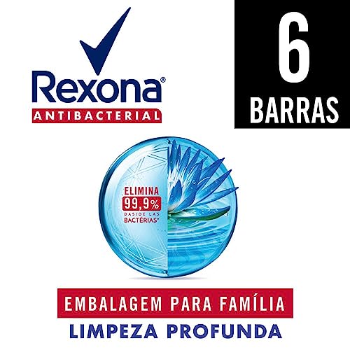 Rexona Sabonete em Barra Limpeza Profunda 84 G, 6 Barras