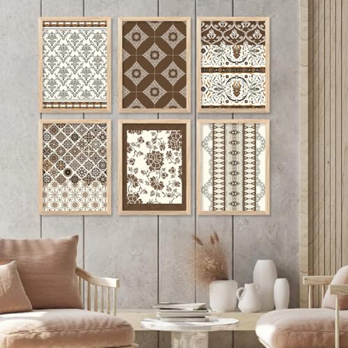 Image of kotart Premium Digital Madhubani Art Paintings with Frame for Home Decor - Framed Wall Painting for Living Room Bedroom Office Room Decor - Painting for Wall Decoration - Pack of 6 (19X25 inch)