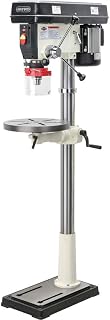Shop Fox W1680 1 HP 17-Inch Floor Drill Press with Tilting Table, MT#3 Spindle & Built-in Light
