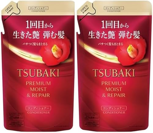 Premium Moist Repair Conditioner für Tsubaki, Refill Pack 300 ml, 2 Stück