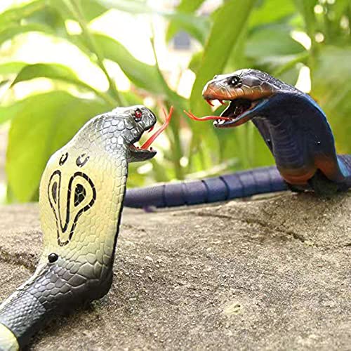 Faukait Remote Control Snake Toy Rc&Robot Electric Snake Toy Fast Moving Of Fake Rattlesnake Christmas Halloween Toys Party Favor Gifts Joke Prank For Kids Boys(Grey) #TOP5
