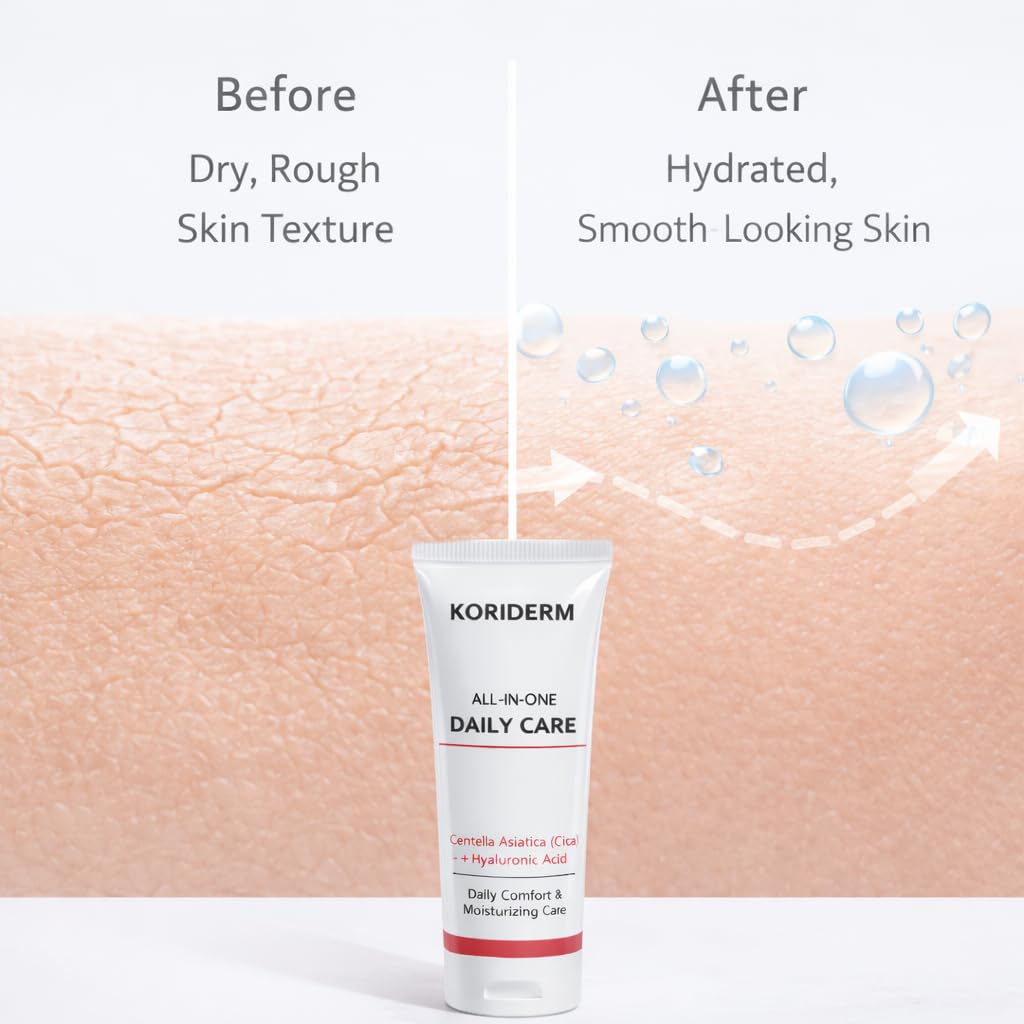 Face Cream Moisturizer 2 Pack- All-In-One Daily Facial Lotion with Centella Asiatica, Collagen & Hyaluronic Acid - Hydrates, Firms & Reduces Wrinkles - Nourishing Skin Care for All Skin Types 2P