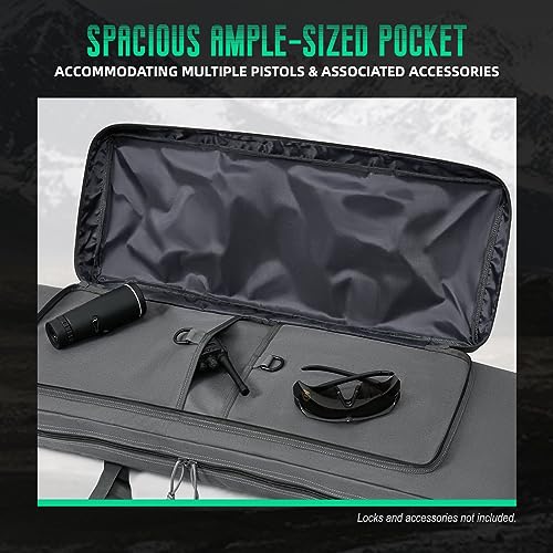 Double Case, 48 Inch Dual Bag For Long Gun And Pistol