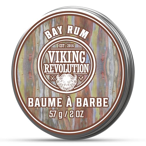 Baume a Barbe Viking Revolution 57g au Rhum de Baie pour Hommes