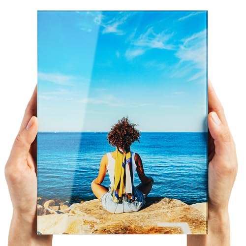 Fracture Custom Glass Photo Print – 7.2' x 9.6' | Small Portrait Size | Upload Your Own Photo |...