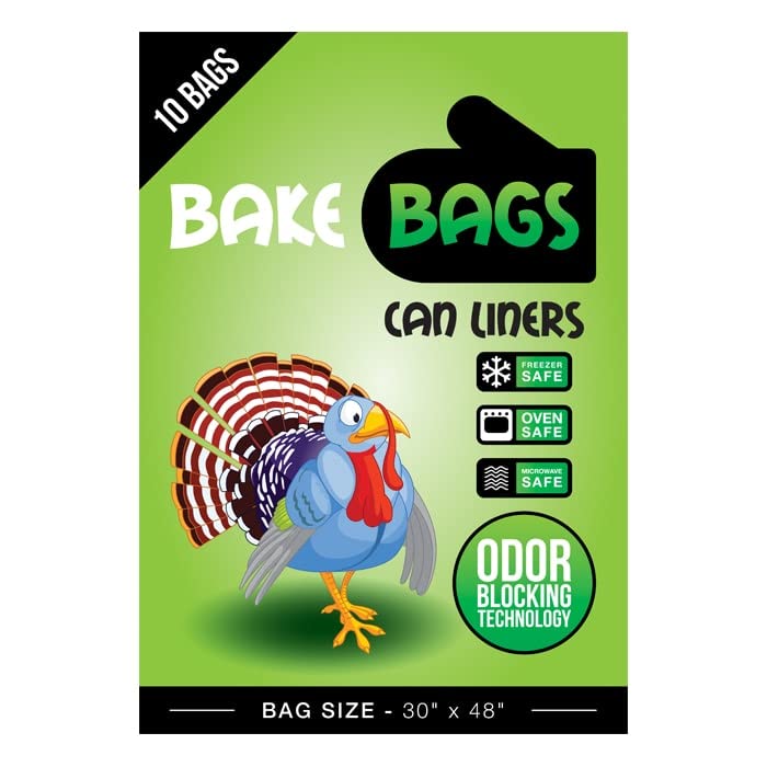 Bake Bags Ostrich Can Liners Garden Bags for Waste, Debris, Harvest Storage, Leaves, Home Lawn, Garden, Yard, Gardening, Farming Supplies, Puncture-Resistant Bag, Odor-Proof, 30