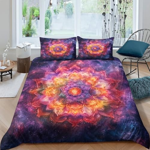 Housse de couette 200x200 cm avec fermeture éclair résistante lit double