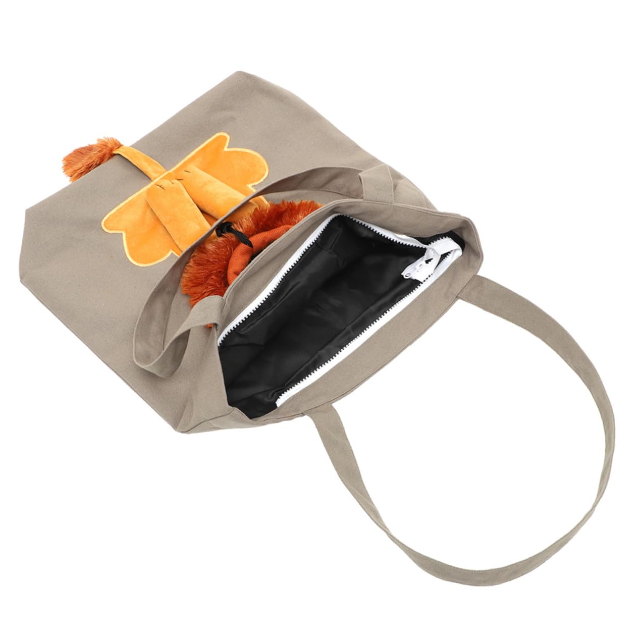Bolsa de lona para mascotas compacta y segura para llevar perros pequeños y gatos