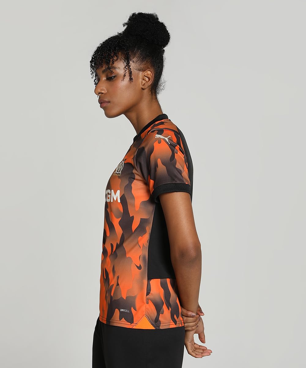 PUMA Om Maillot Réplica Thrid Noir/Orange Femme 24/25