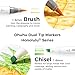 Ohuhu Alcohol Markers Brush and Chisel Tip: 48-Color Double Tipped Art Marker Set for Artist Adults Cozy Coloring Illustrations - Honolulu 2- Brush and Chisel Dual Tips- Refillable - AP Certificated